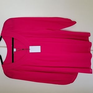 DVF Fuschia blouse